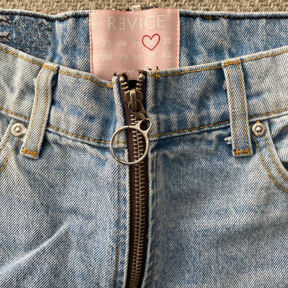 Revice Denim Yin Yang Crops in Vintage Vegas 26